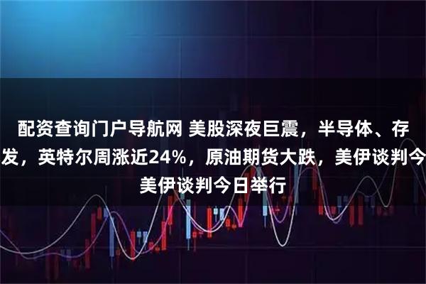 配资查询门户导航网 美股深夜巨震，半导体、存储股爆发，英特尔周涨近24%，原油期货大跌，美伊谈判今日举行